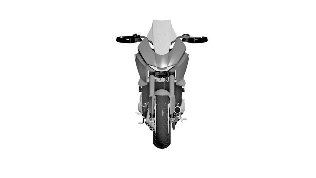 honda patent 4-zylinder adv bike