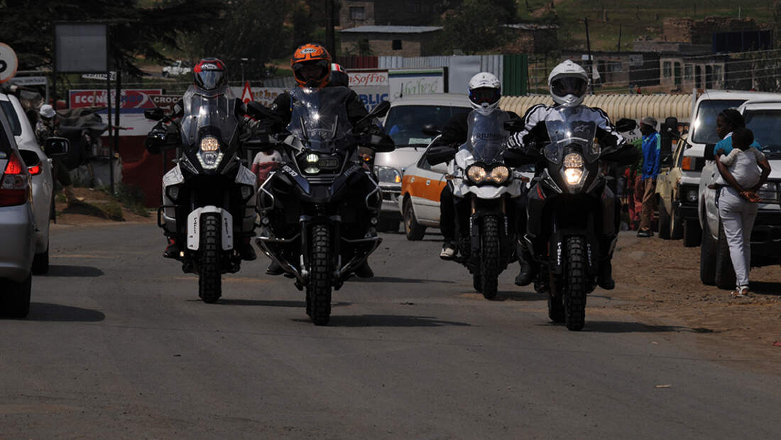 Motorradreise Unterwegs in Lesotho Südafrika
