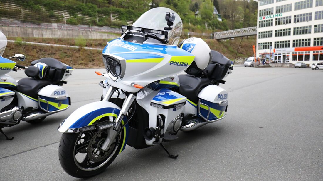 Musik Motorrad Polizei / Selbstfahrendes Polizei Motorrad Auto mit Lichtshow 