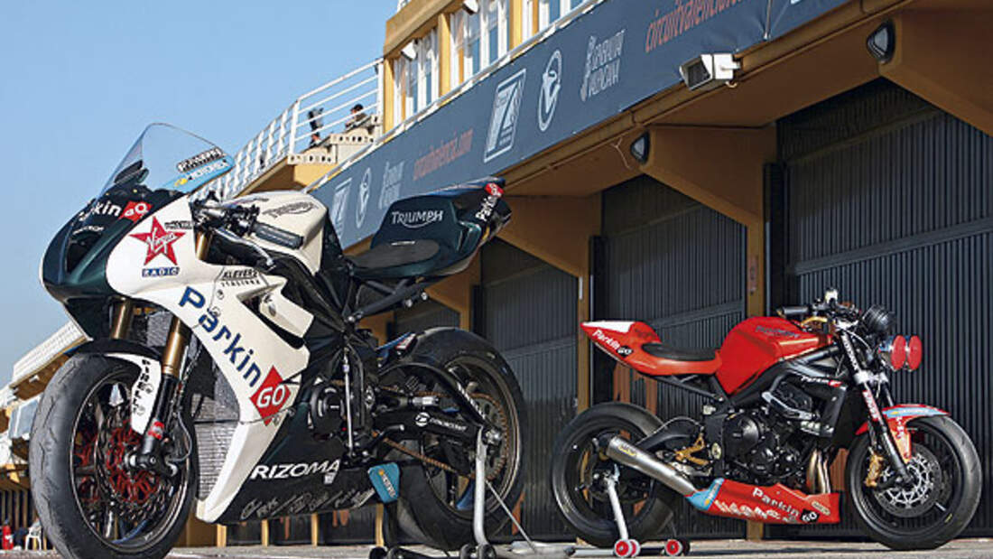Triumph als Rennversion