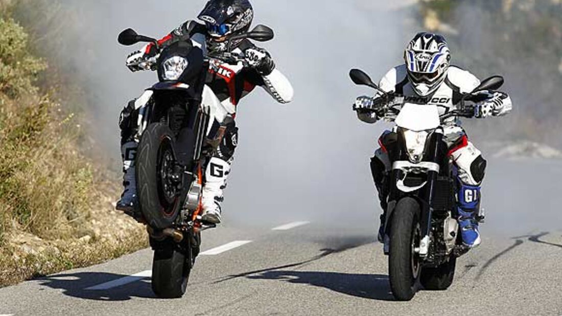Motorräder von KTM und Husqvarna zum Spaßhaben