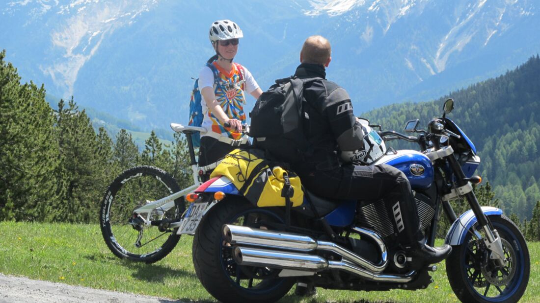 Motorrad-Tagestour: Österreich - Italien - Schweiz