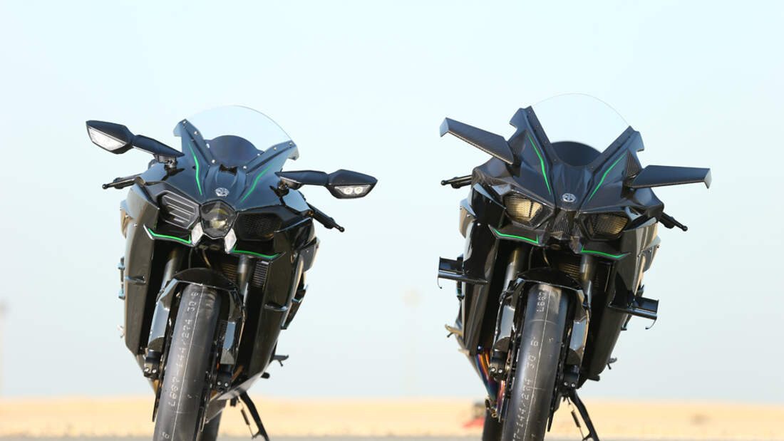 Kawasaki H2 und Kawasaki H2R im Fahrbericht