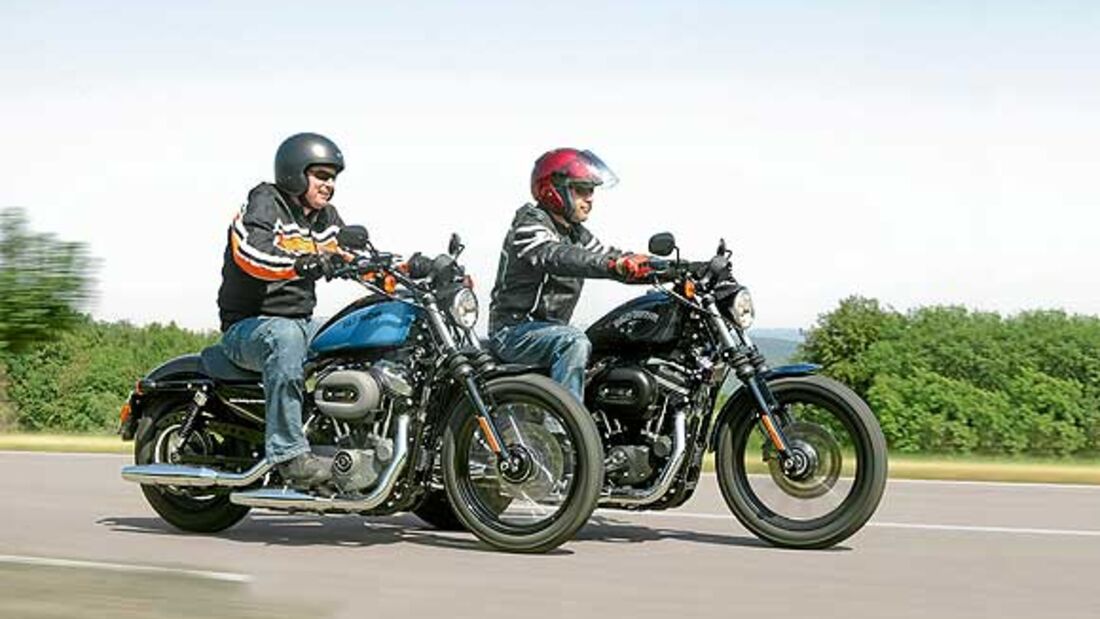 Harley-Davidson-Cruiser im Vergleichstest