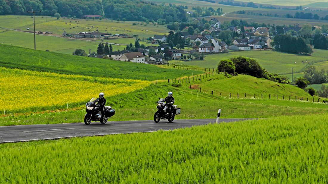 Mit dem Motorrad quer durchs Saarland
