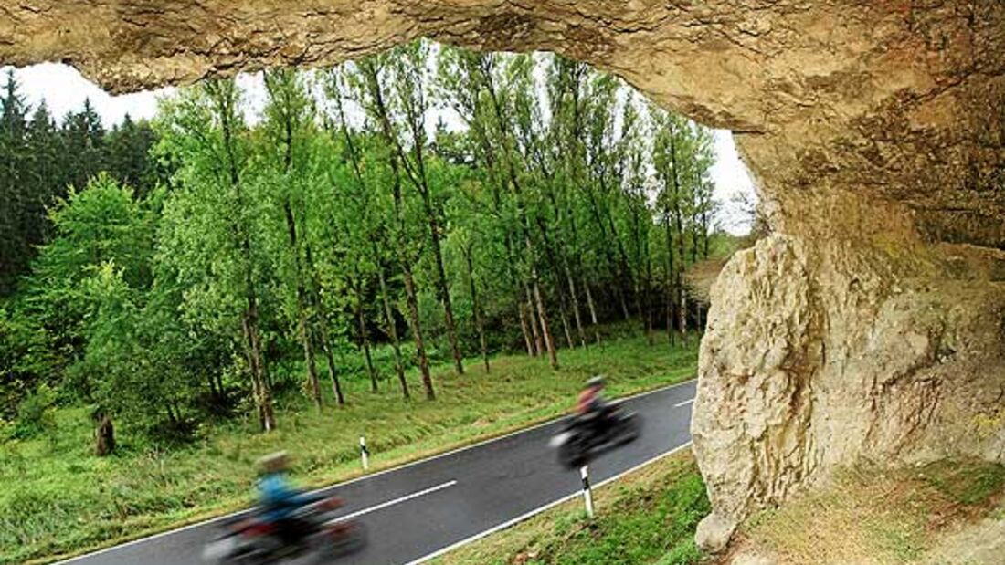 Fränkischer Felsengarten - für Motorradfahrer ein Paradis