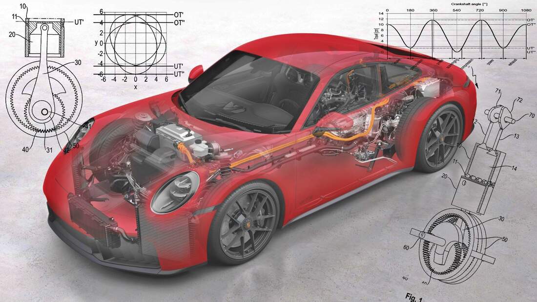 PorschePatent für 6TaktMotor