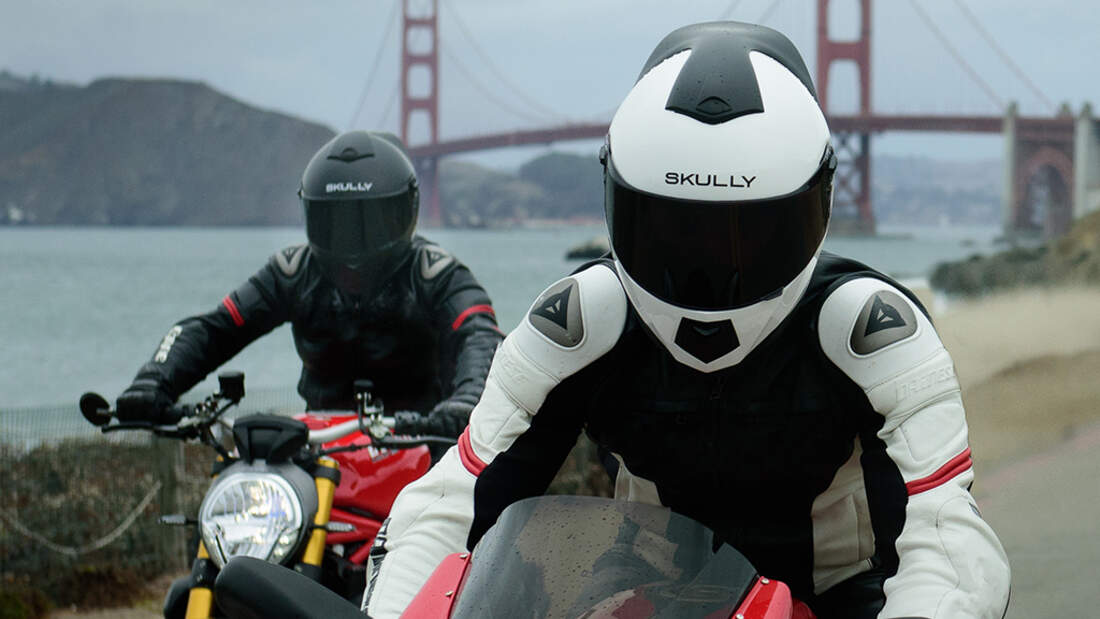 Motorradhelm Skully Fenix AR HeadupDisplay