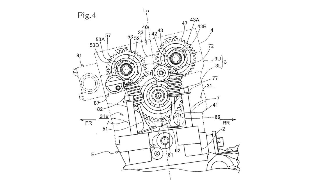 Honda Patent Neue Variable Ventilsteuerung Motorradonlinede
