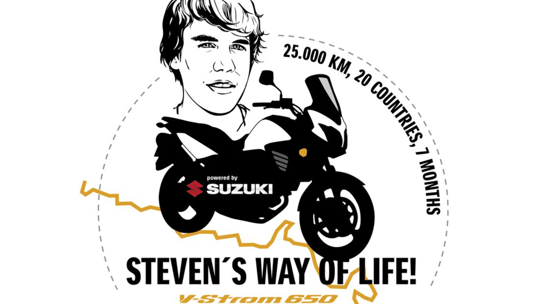 Steven's Way of Life: Auf dem Motorrad um die halbe Welt