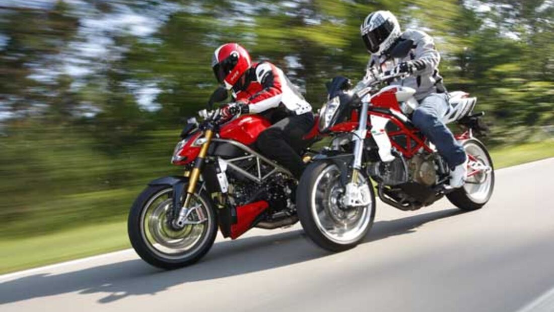 Ducati Streetfighter S und Bimota DB6R im Vergleichstest
