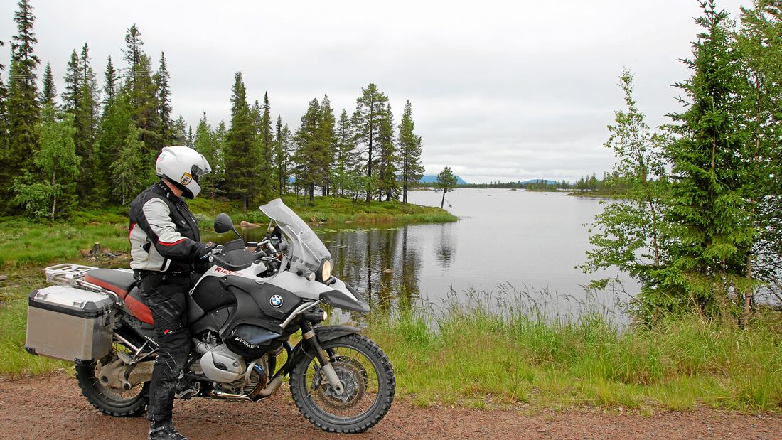 Mit dem Motorrad in Schweden - Lappland