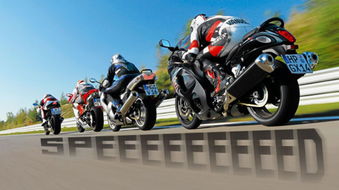 Die schnellsten Motorräder im Test