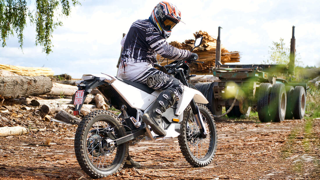 Elektro-Motorrad als Kleinkraftrad
