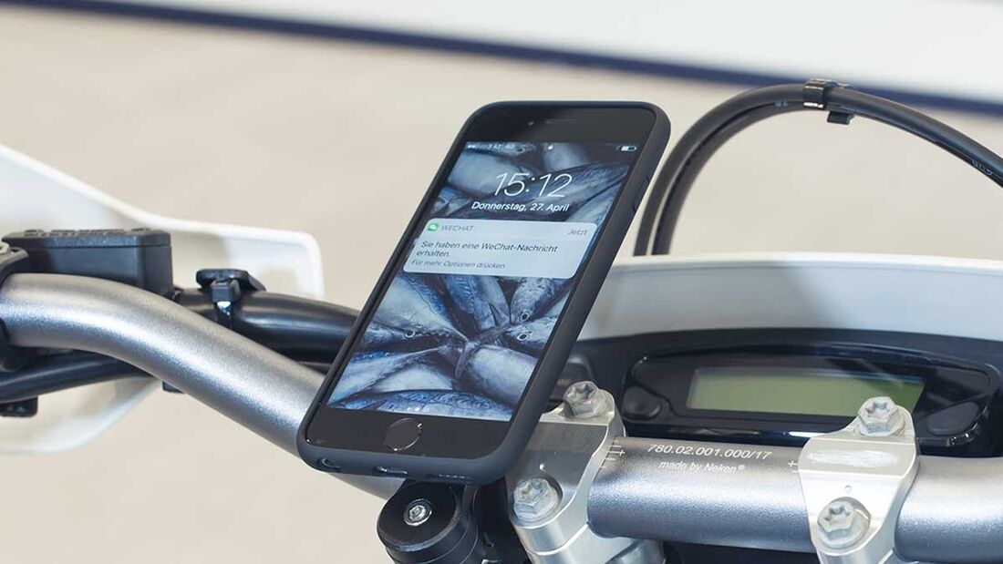 Smartphone-Halterung fürs Motorrad