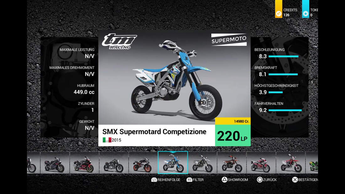 MotorradVideospiel Ride 2 für PS4, Xbox One und PC