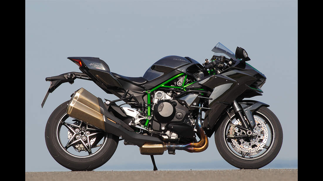 Aprilia Tuono V4 1100 RR, Kawasaki Ninja H2 und BMW S 1000 ...