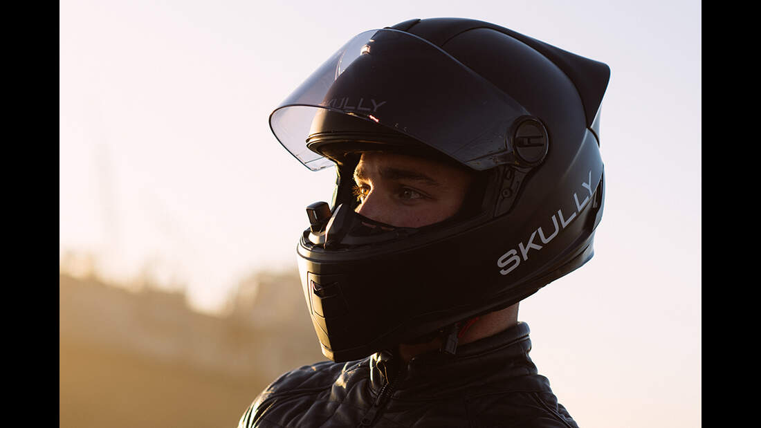 Motorradhelm Skully Fenix AR HeadupDisplay