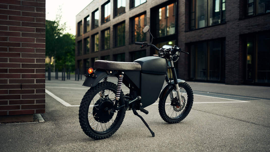 Black Tea Moped Leichtes EMotorrad aus München