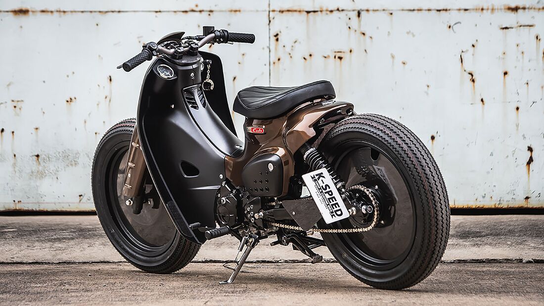 Customized K Speed Honda Super Cub Motorradonline De