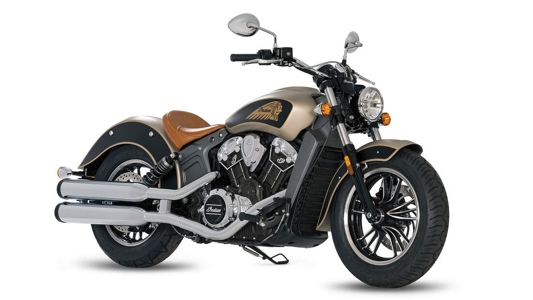 indian scout in sunblaze orange