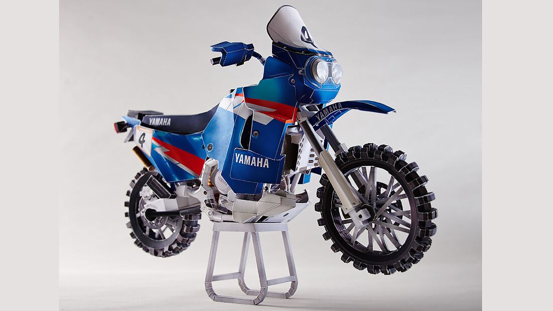 Yamaha Paper Crafts Motorrad-Kunstwerke aus Papier | MOTORRADonline.de