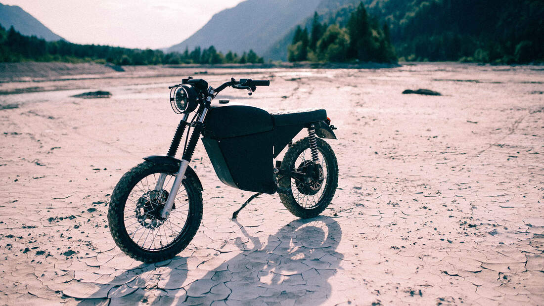 Black Tea Moped Leichtes EMotorrad aus München