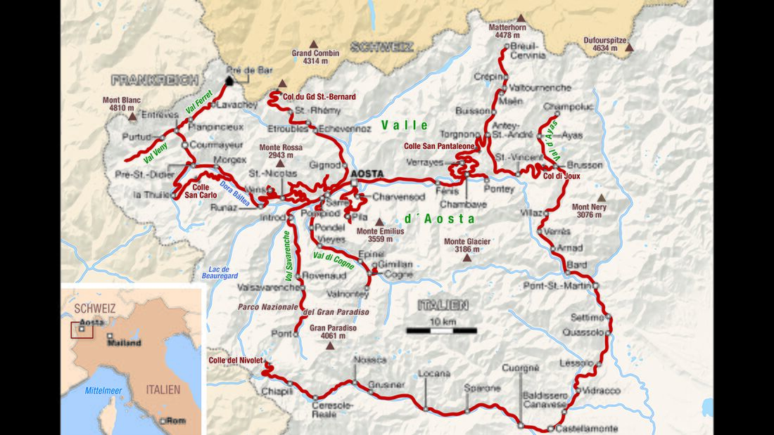 Motorradreise Tourentipps Aostatal italienische Alpen | MOTORRADonline.de