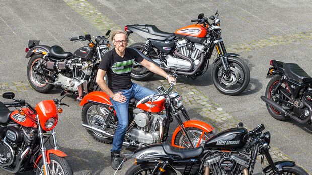 Harley-Davidson Café Racer alt gegen neu im Vergleich