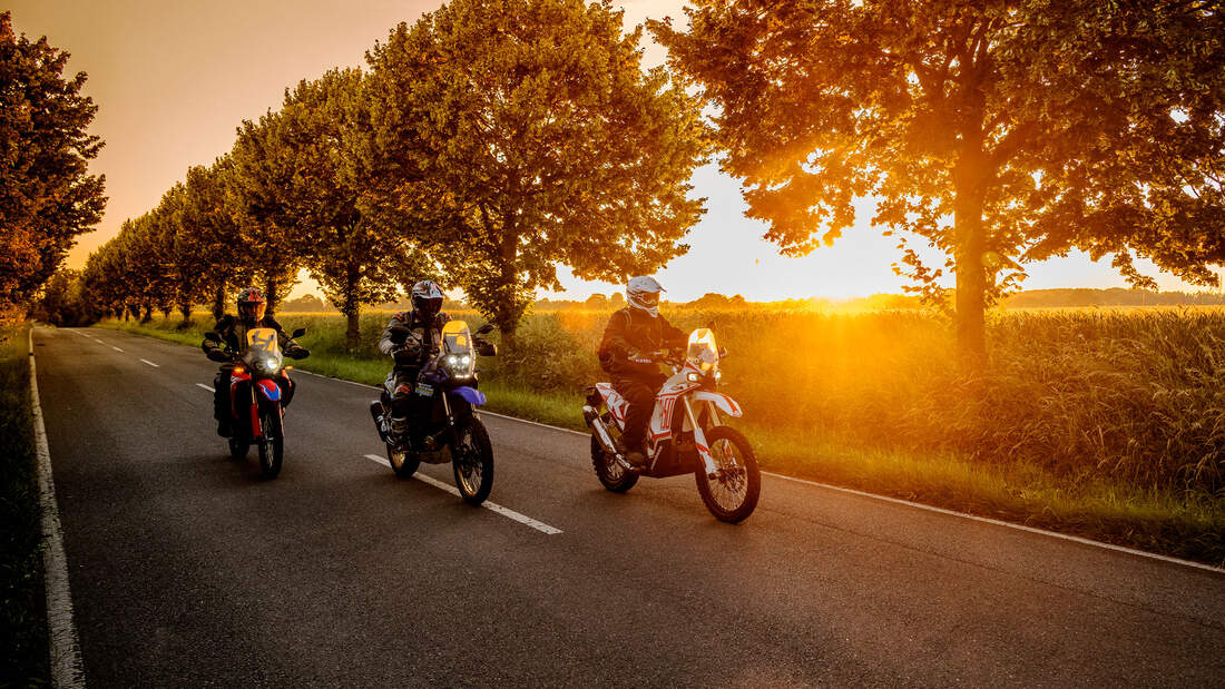 Honda CRF 300 Rally, Kove 450 Rally, Yamaha Ténéré 700 Extreme : 3 vom ungleichen Schlag