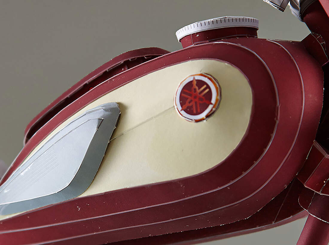 Yamaha Paper Crafts Motorrad-Kunstwerke aus Papier - MOTORRADonline.de