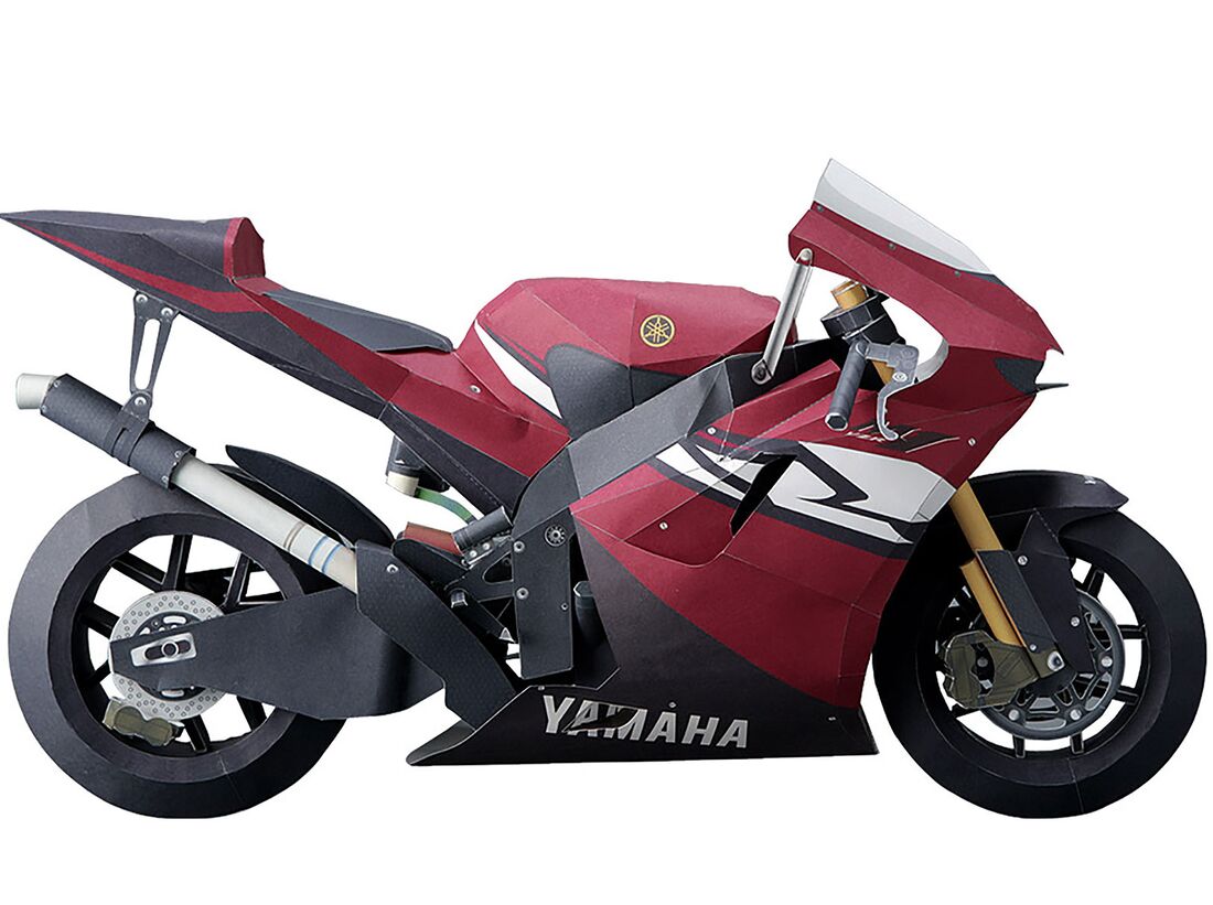 Yamaha Paper Crafts Motorrad-Kunstwerke aus Papier - MOTORRADonline.de