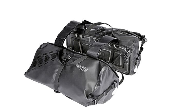 Modeka Regular Satteltasche 30L je Tasche integrierte Regenhülle u Schultergurt 