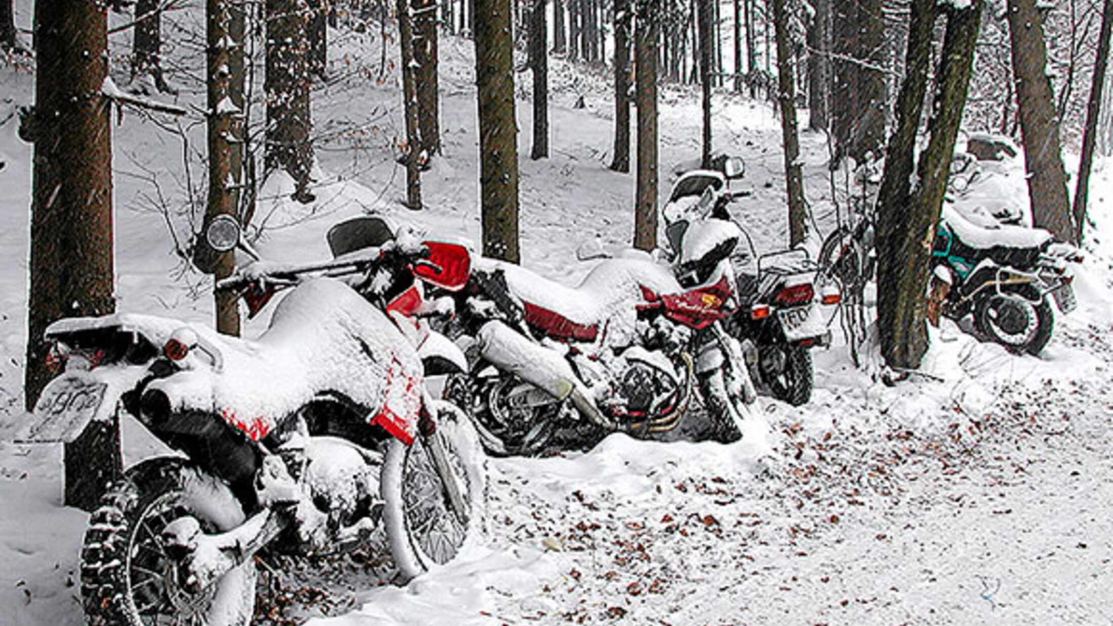 Thermobekleidung für Motorradfahrer im Winter