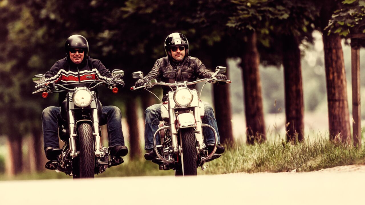 Retro Bike Harley Davidson Softail Slim Motorradonline De
