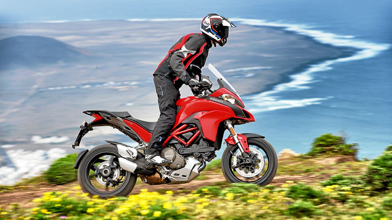 Ducati Multistrada 1200s White Moto Motorbike 1:12 Model 57883W NEW RAY 