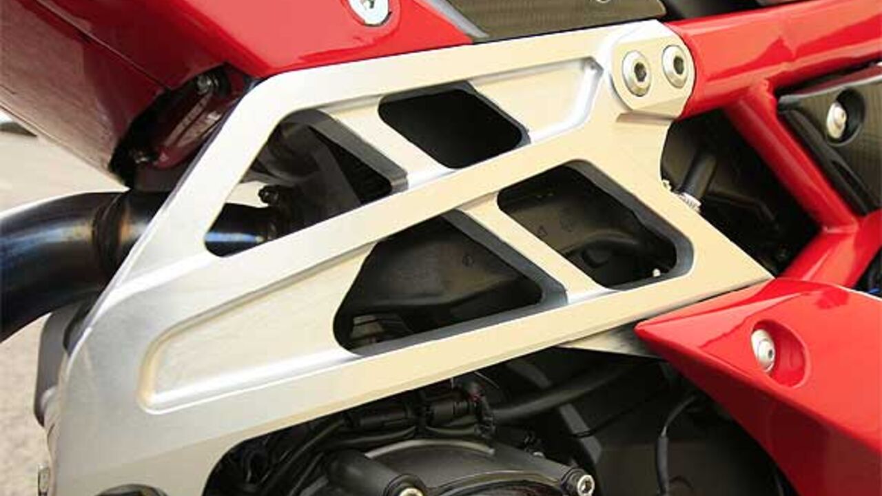 Rosilesi Motorrad-Seitenständer Motorradrahmen-Horizonthalterung Aluminiumlegierung Verstellbare Ständer-Seitenständer B0503 